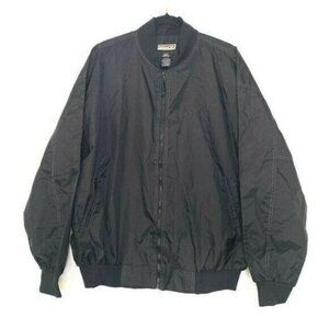 Vintage Bishop Size XL Embroidered Schweppes Branded Bomber Jacket Windbreaker